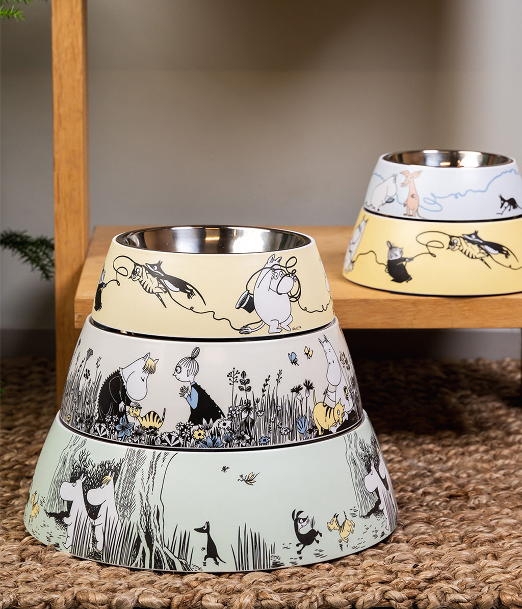 Moomin for Pets kulho M keltainen