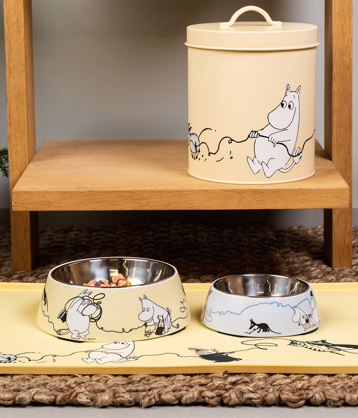 Moomin for Pets kulho S sininen