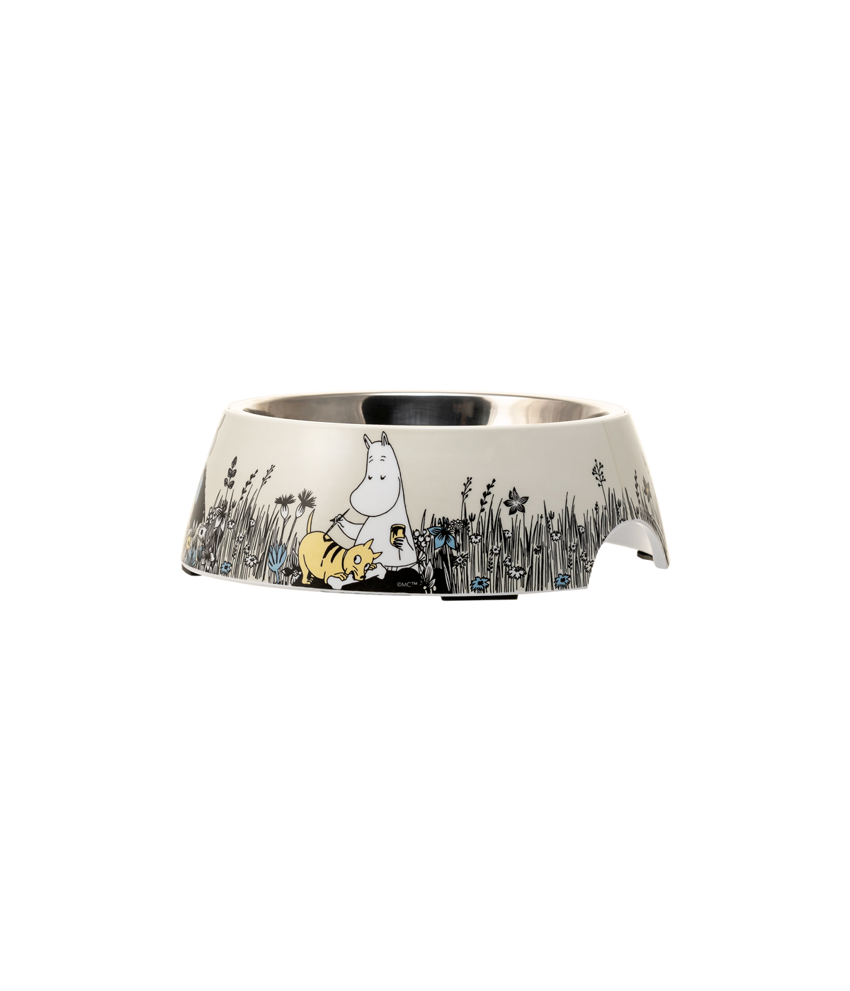 Moomin for Pets kulho L harmaa