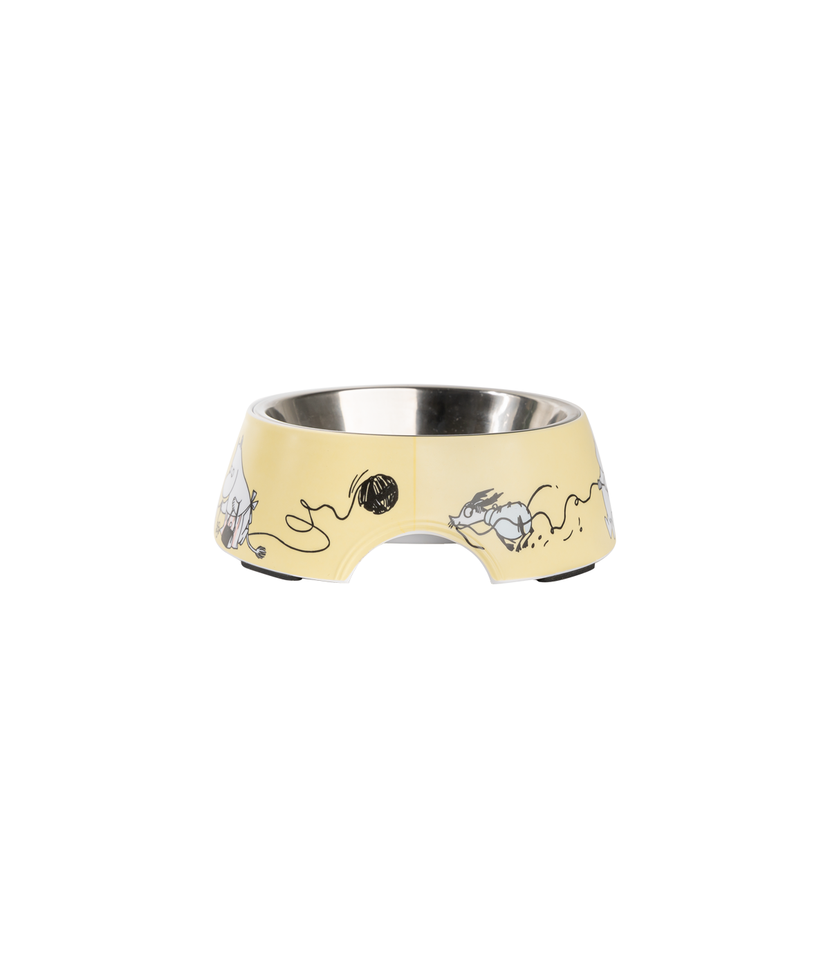 Moomin for Pets kulho M keltainen