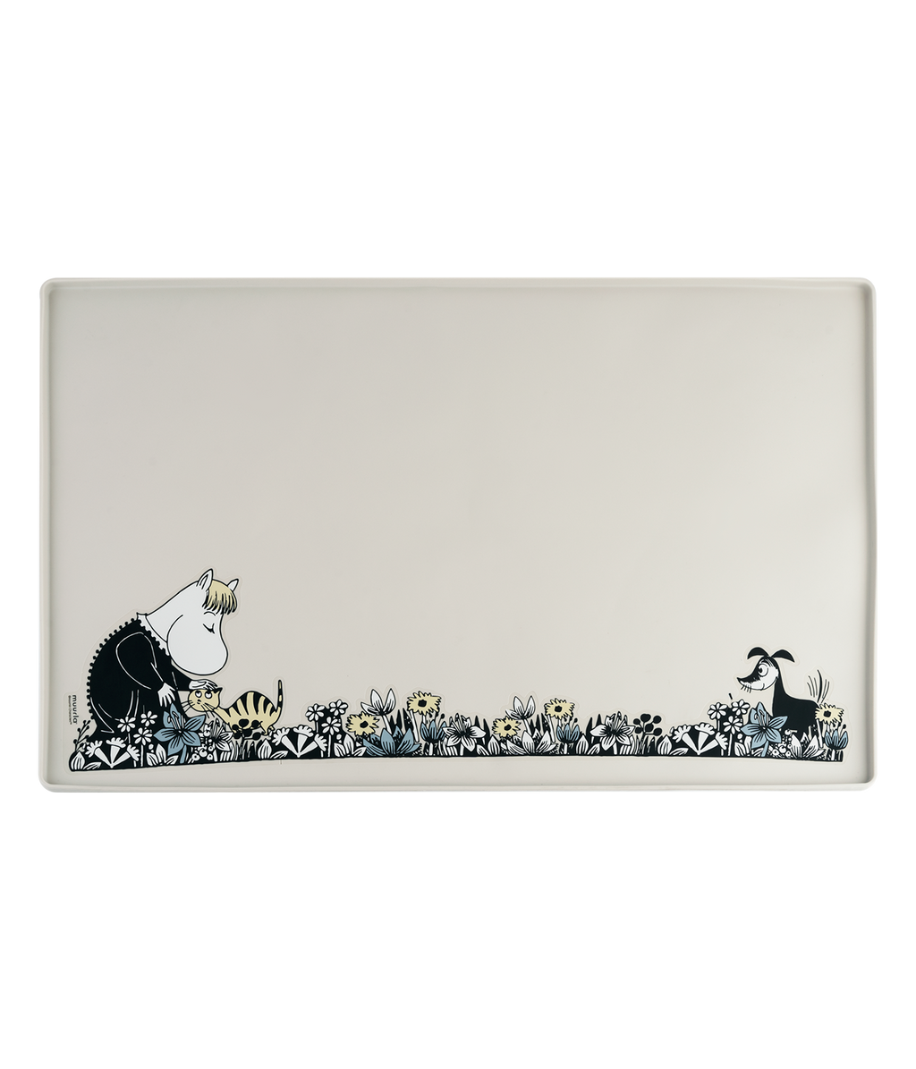 Moomin for Pets silikonialusta harmaa 60x40cm