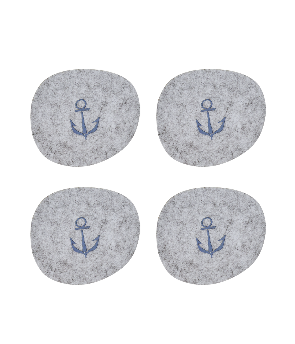 Muumi lasinalunen Sailors 4kpl/pkt