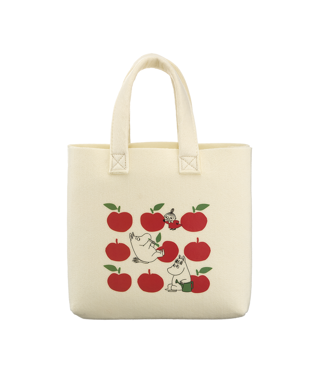 Muumi kassi Iloiset omput 25x25cm