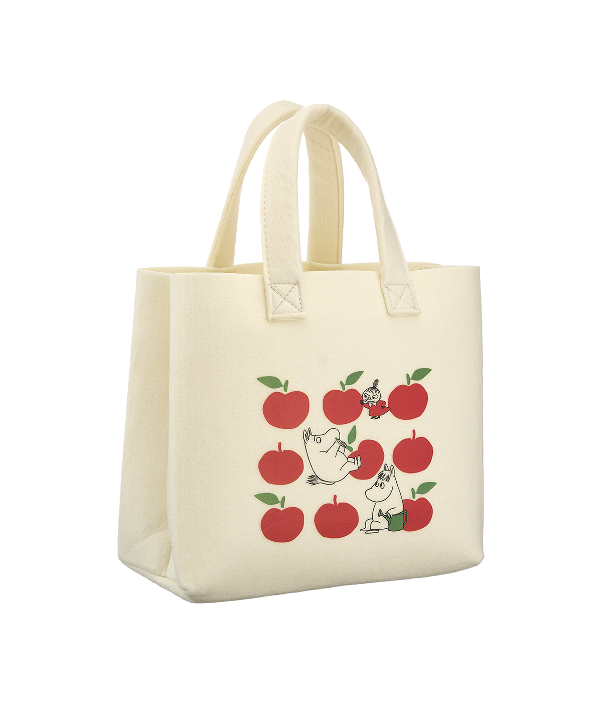 Muumi kassi Iloiset omput 25x25cm