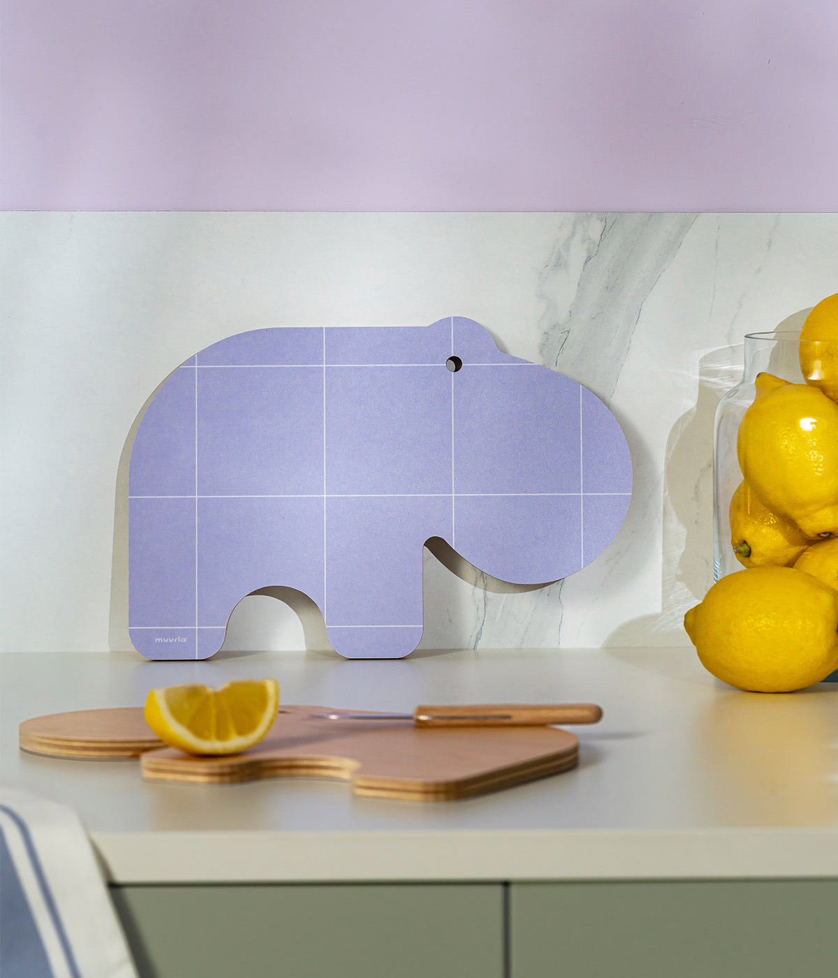 Chop and Serve -lauta Hippo 31x21cm