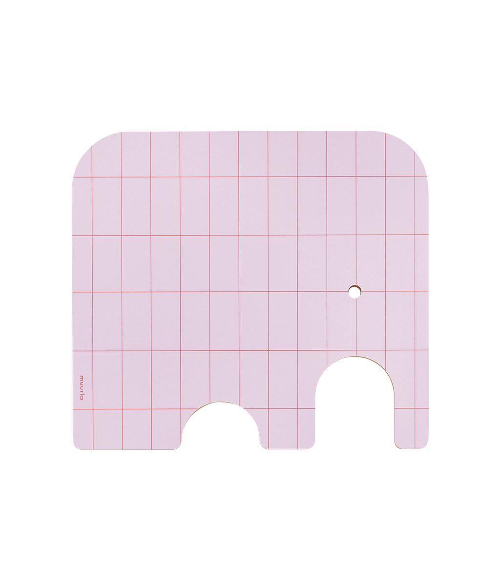 Norsut leikkuu/tarjoilulauta, vaal.pun, 28x25 cm