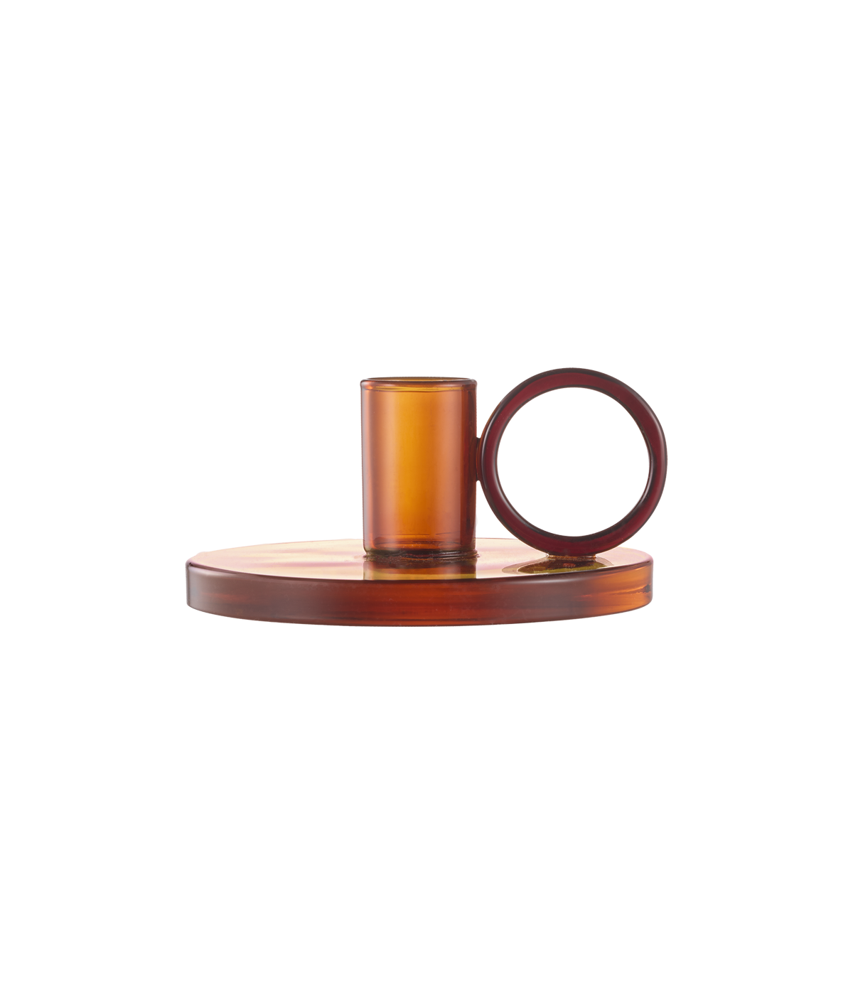 Loop kynttilänjalka meripihka 5,5cm