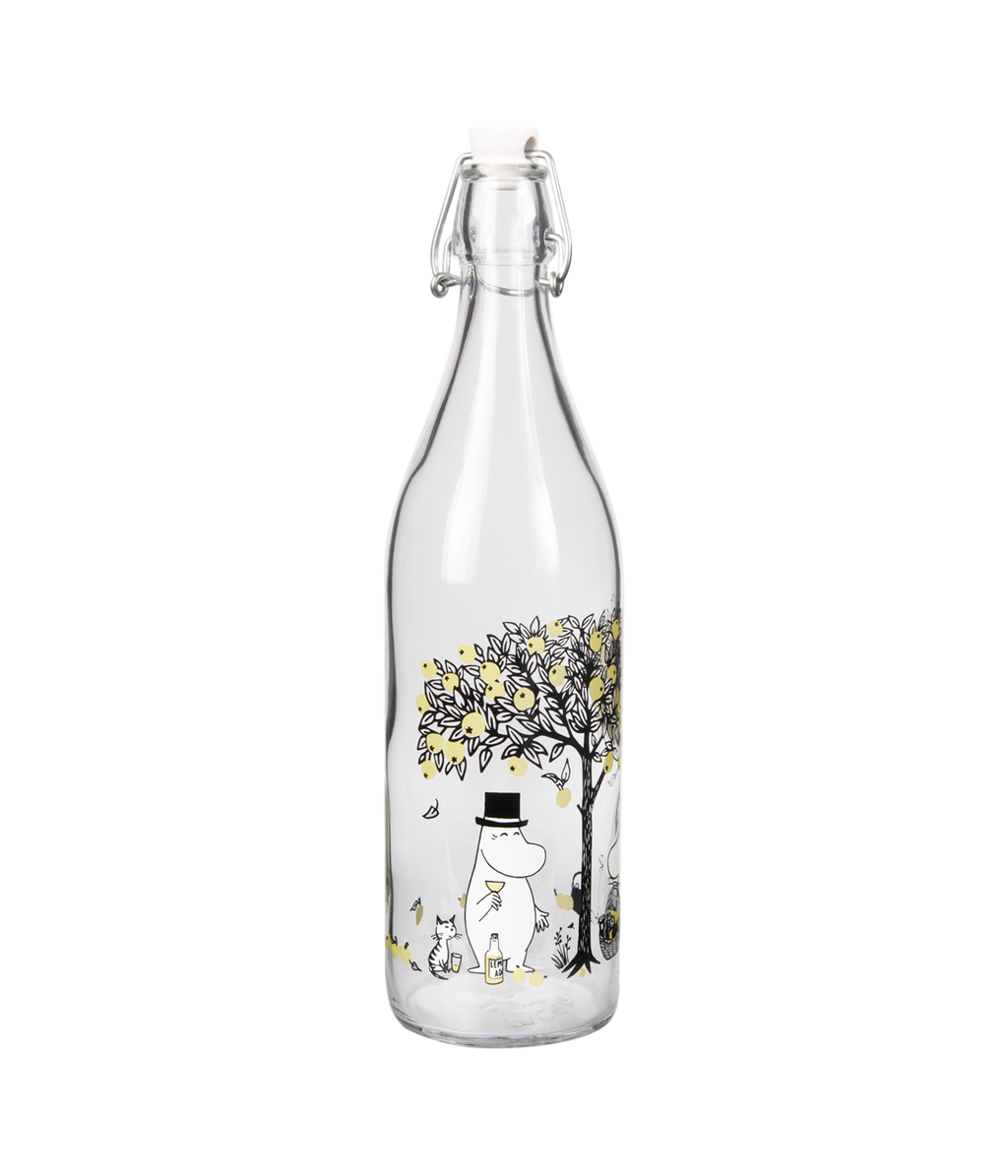 Muumi lasipullo Omenat 1L
