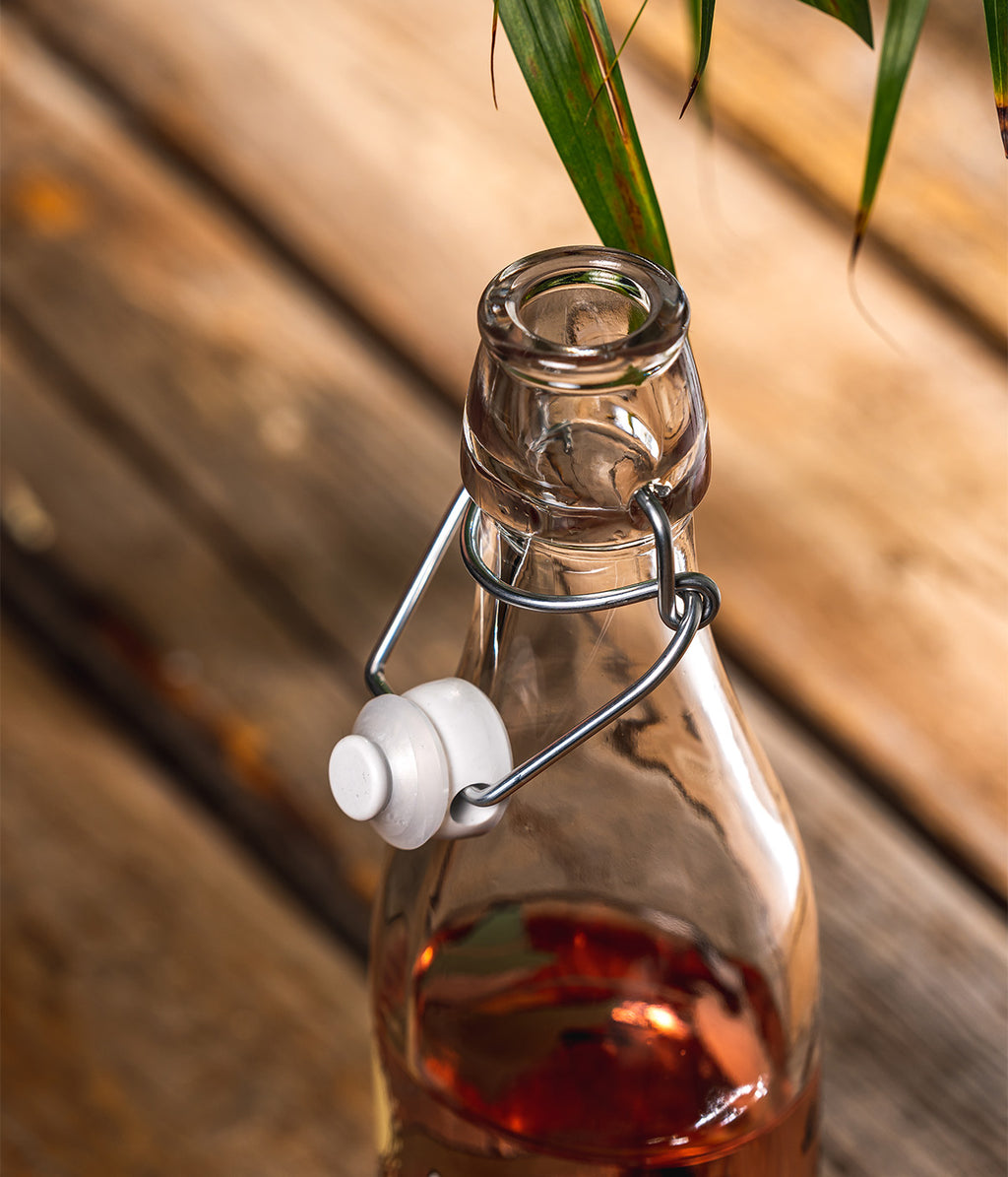Muumi lasipullo Vilskettä vedessä 0,5L