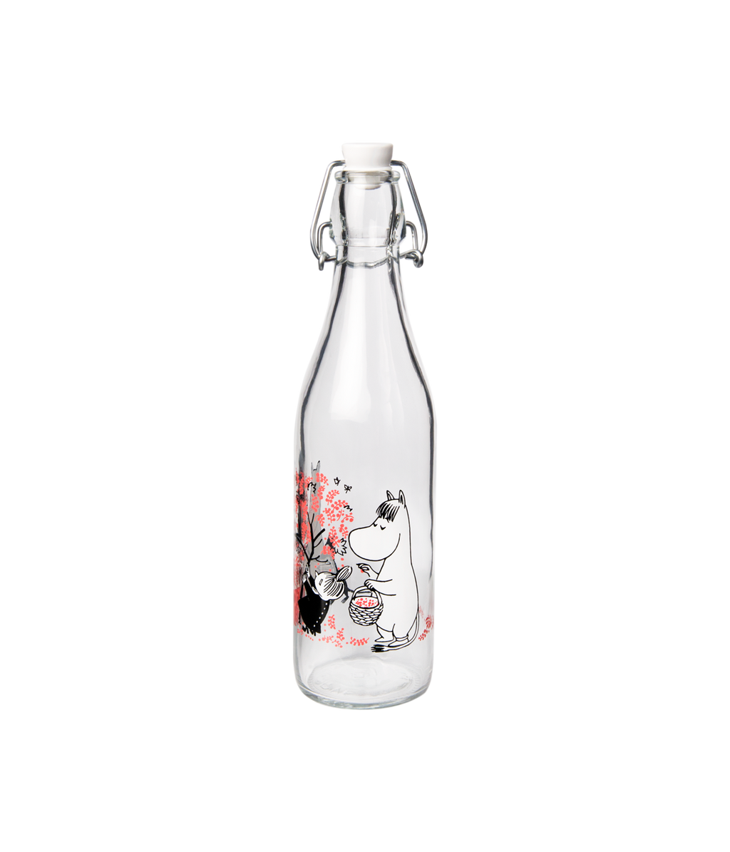Muumi lasipullo Marjat 0,5L