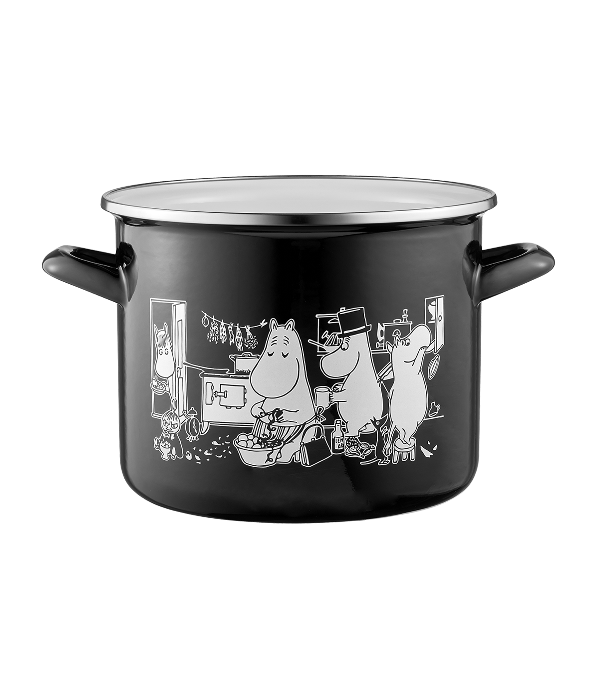 Muumit Keittiössä emalikattila 3,5L