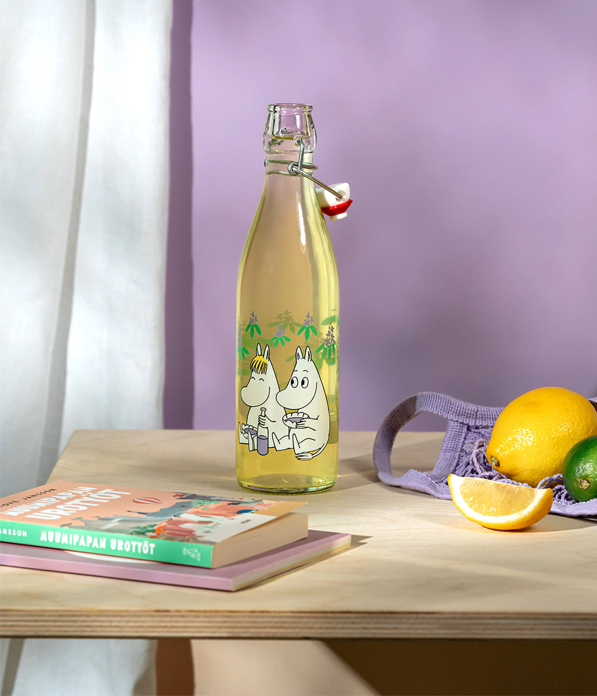 Muumi lasipullo Seljanmarjat 0,5L