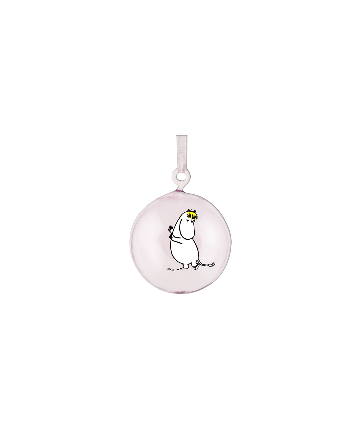 Muumi värilliset koristepallot 7cm 4kpl lahjapakkaus