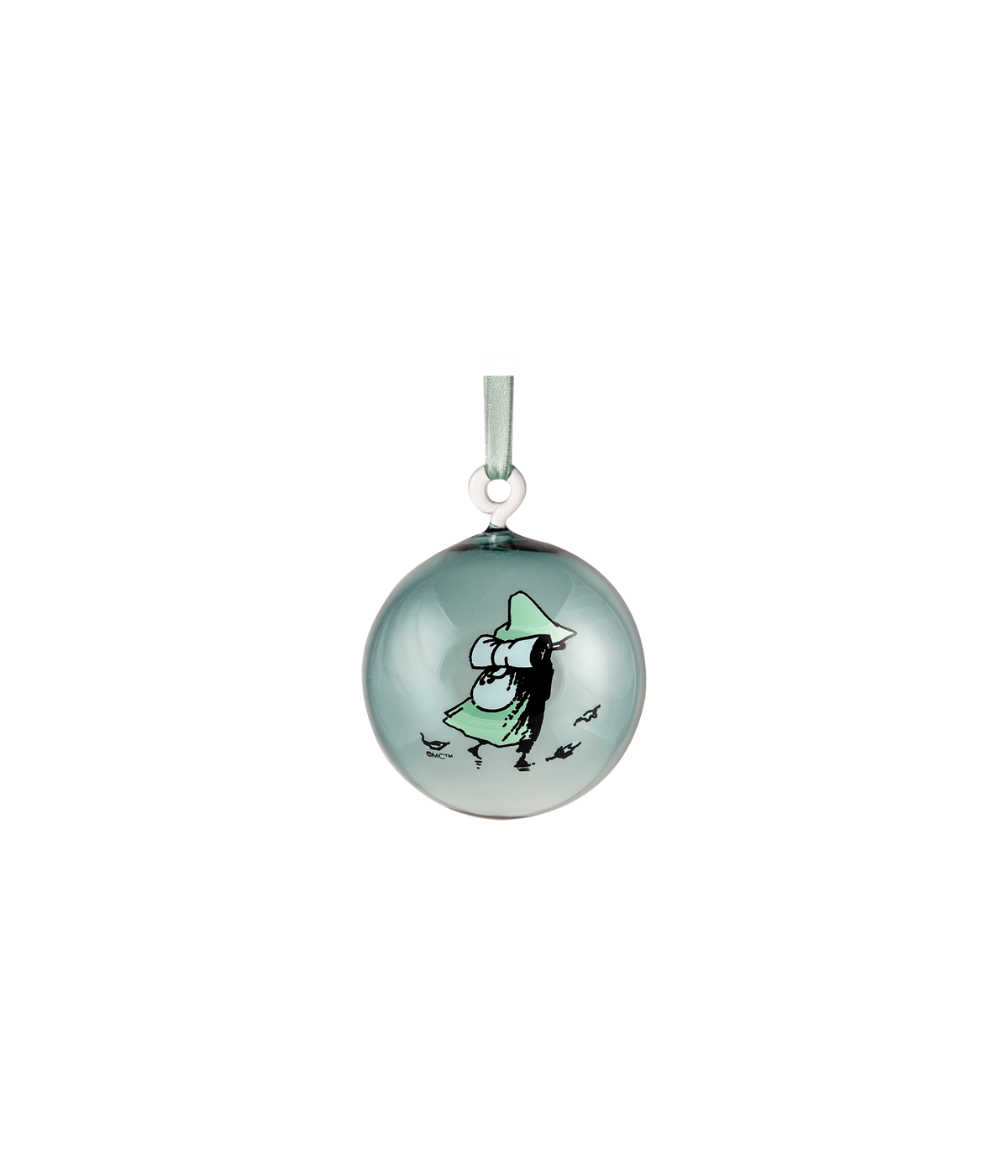 Muumi värilliset koristepallot 7cm 4kpl lahjapakkaus