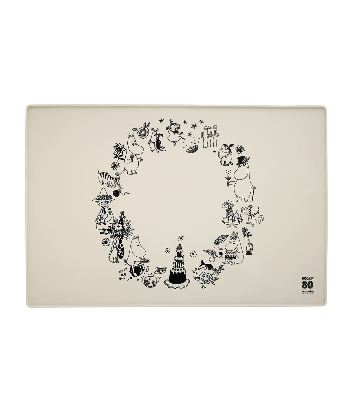 Moomin for Pets silikonimatto Muumi 80 60x40cm