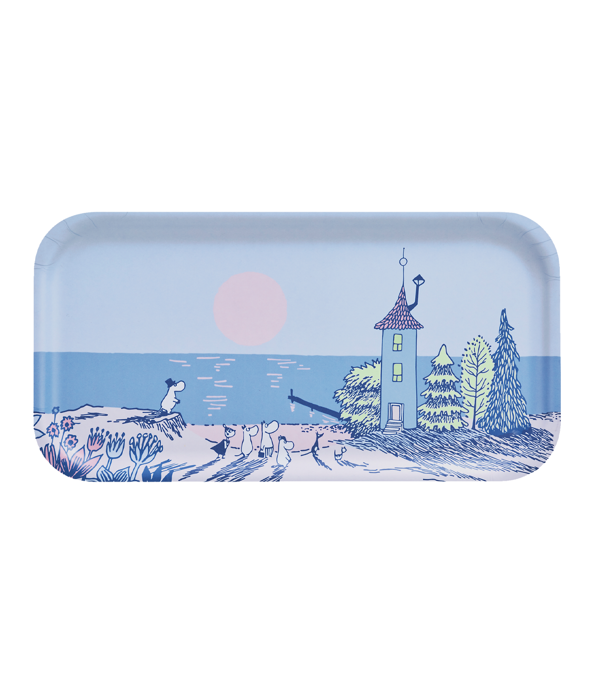 Muumi tarjotin Auringonlasku 43x22cm