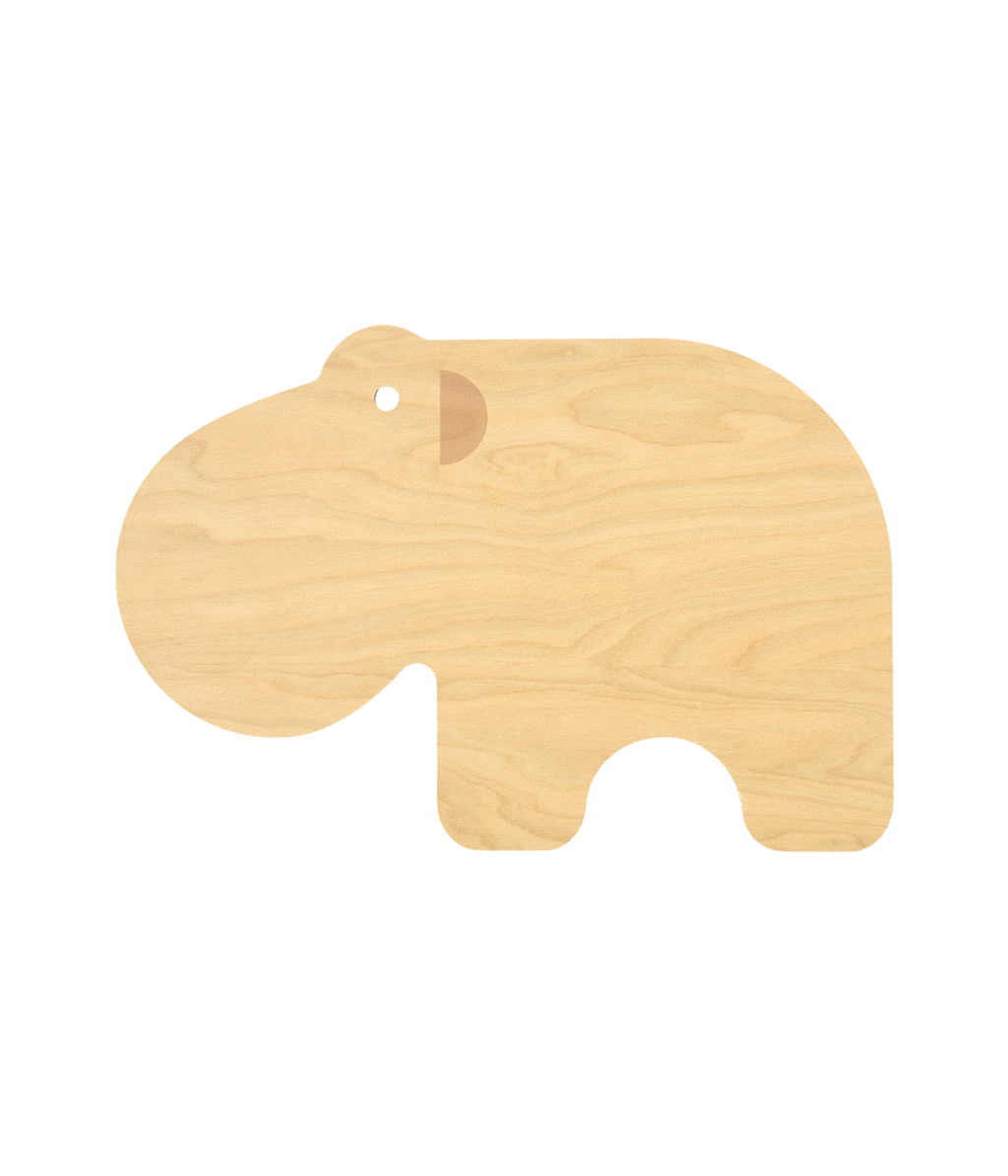 Chop & Serve -leikkuu-/tarjoilulauta Hippo 31 x 21 cm