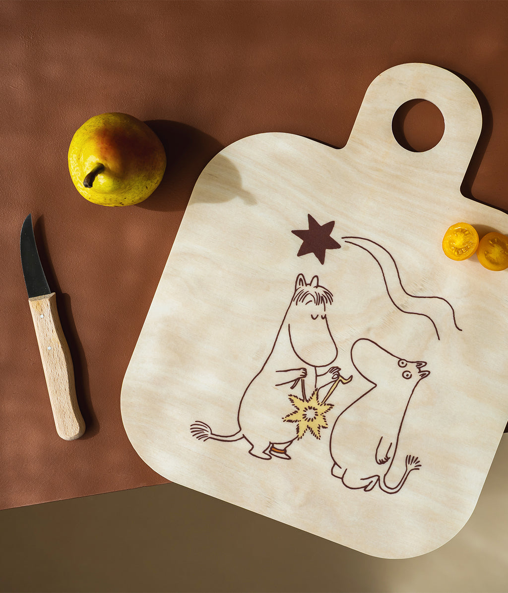 Muumi Chop & Serve -lauta Pyrstötähti 25 x 32 cm