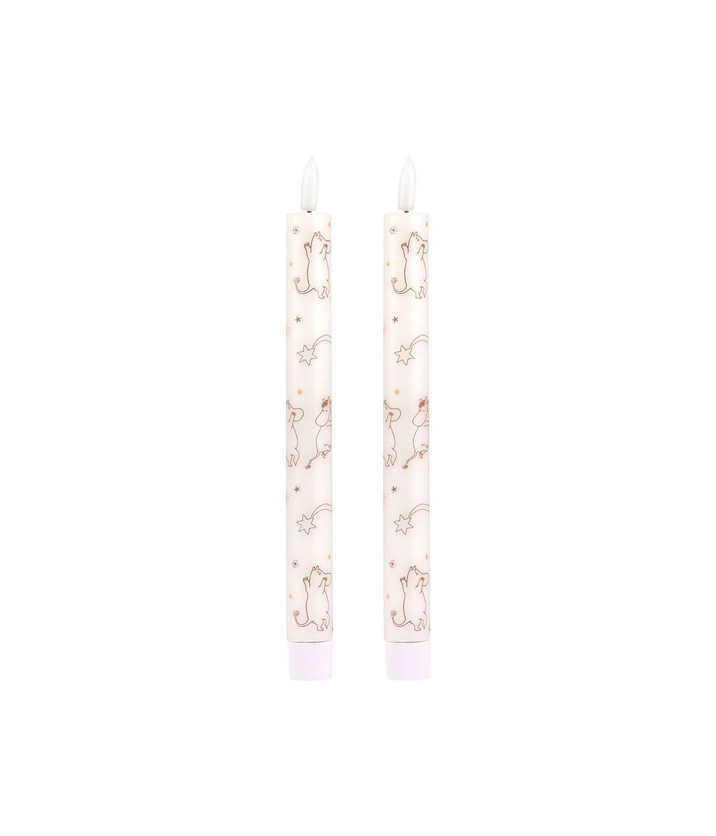 Moomin LED taper candles Comet 2 pcs