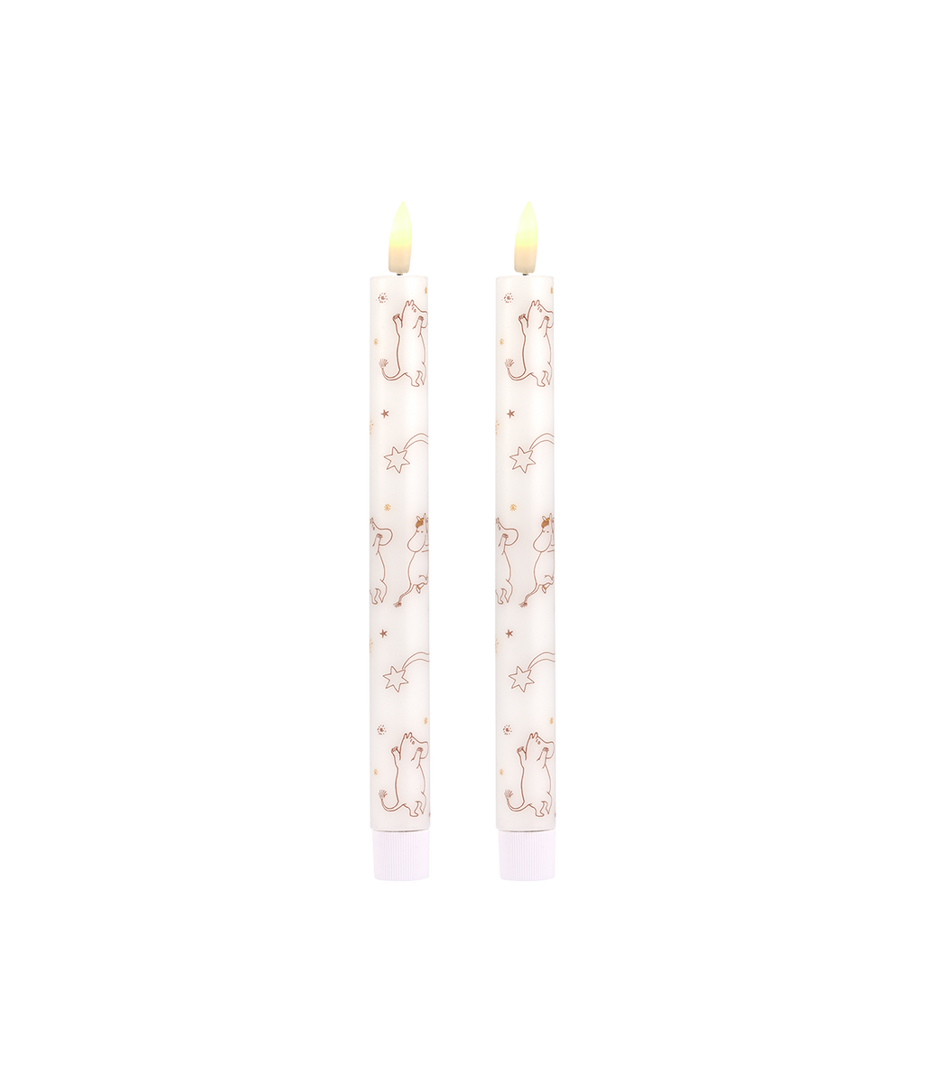 Moomin LED taper candles Comet 2 pcs