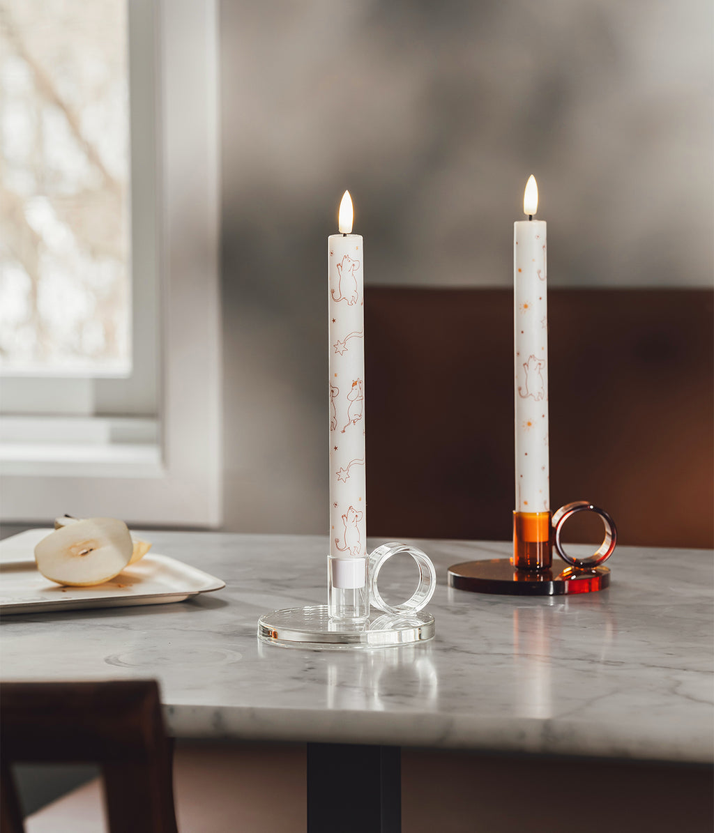 Moomin LED taper candles Comet 2 pcs