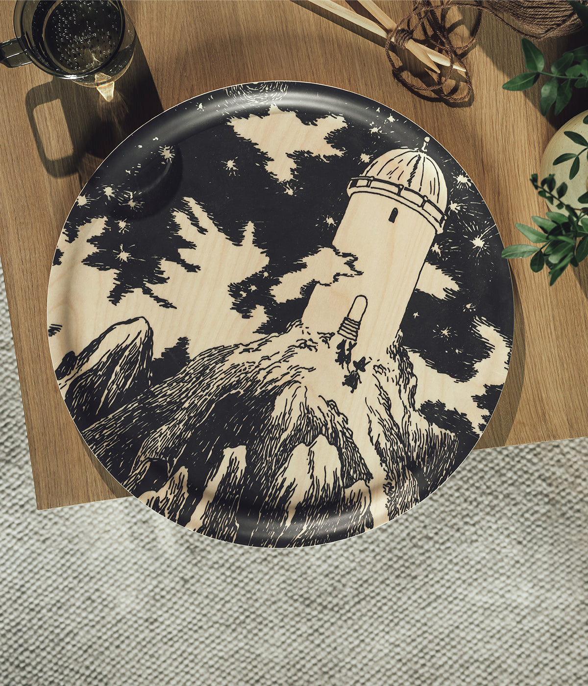Muumi Originals tarjotin Tähtitorni 40 cm