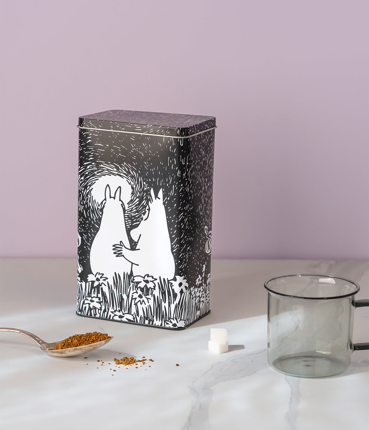 Moomin coffee tin jar Friendship 20 cm