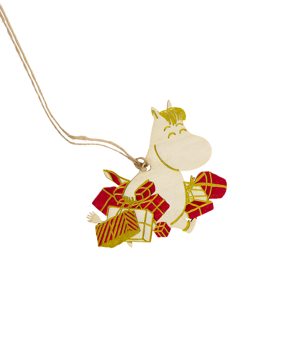 Muumi vanerikoriste Niiskuneiti 8 cm