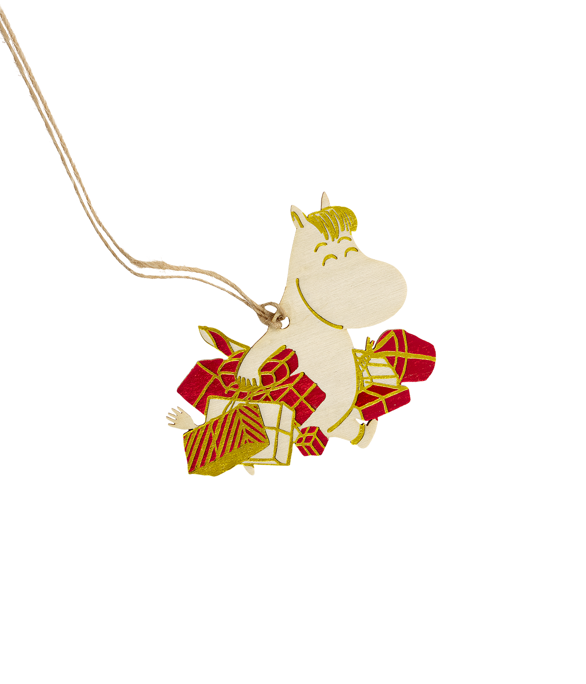 Muumi vanerikoriste Niiskuneiti 8 cm