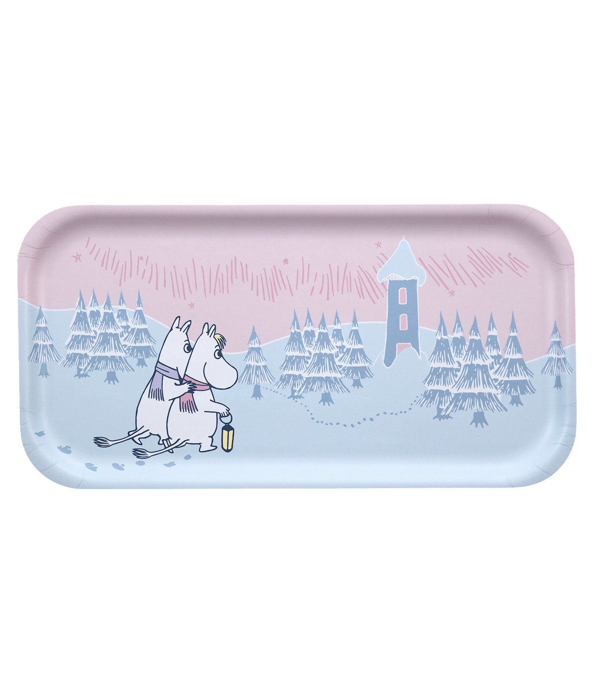 Muumi tarjotin Pakkaspäivä 43 x 22 cm