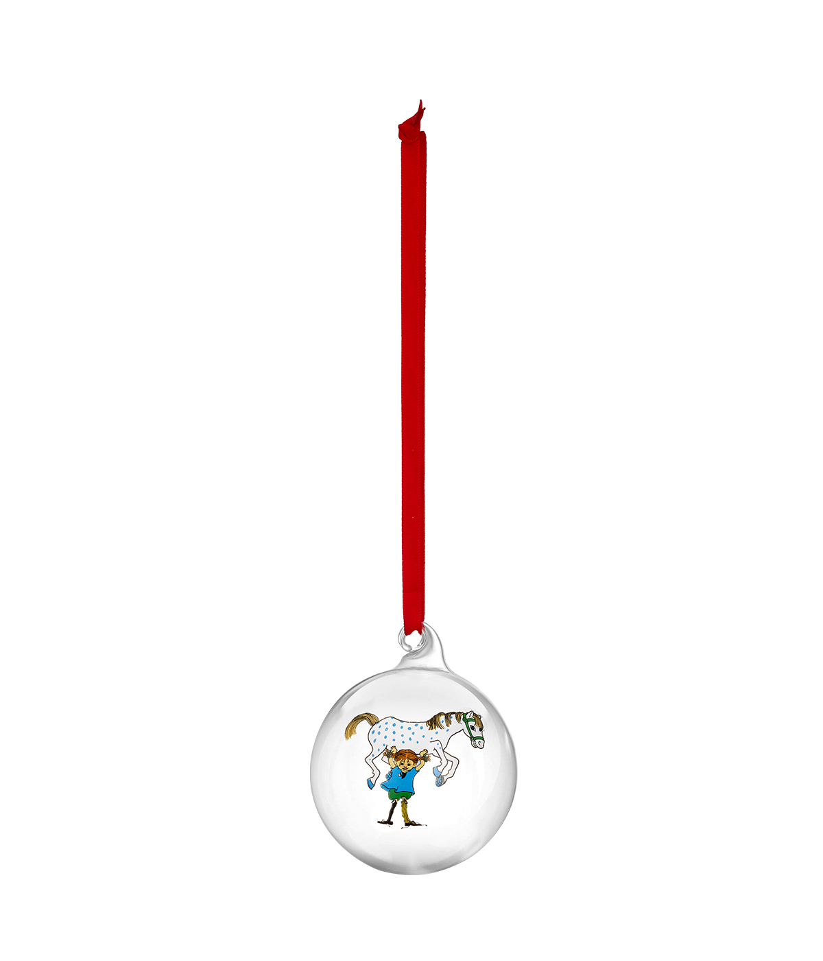 Peppi joulupallo Peppi ja hevonen 7 cm