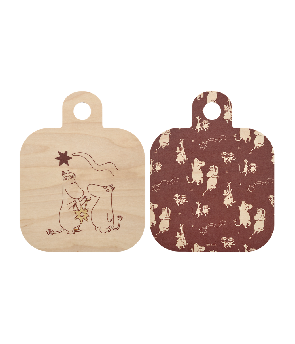Muumi Chop & Serve -lauta Pyrstötähti 25 x 32 cm