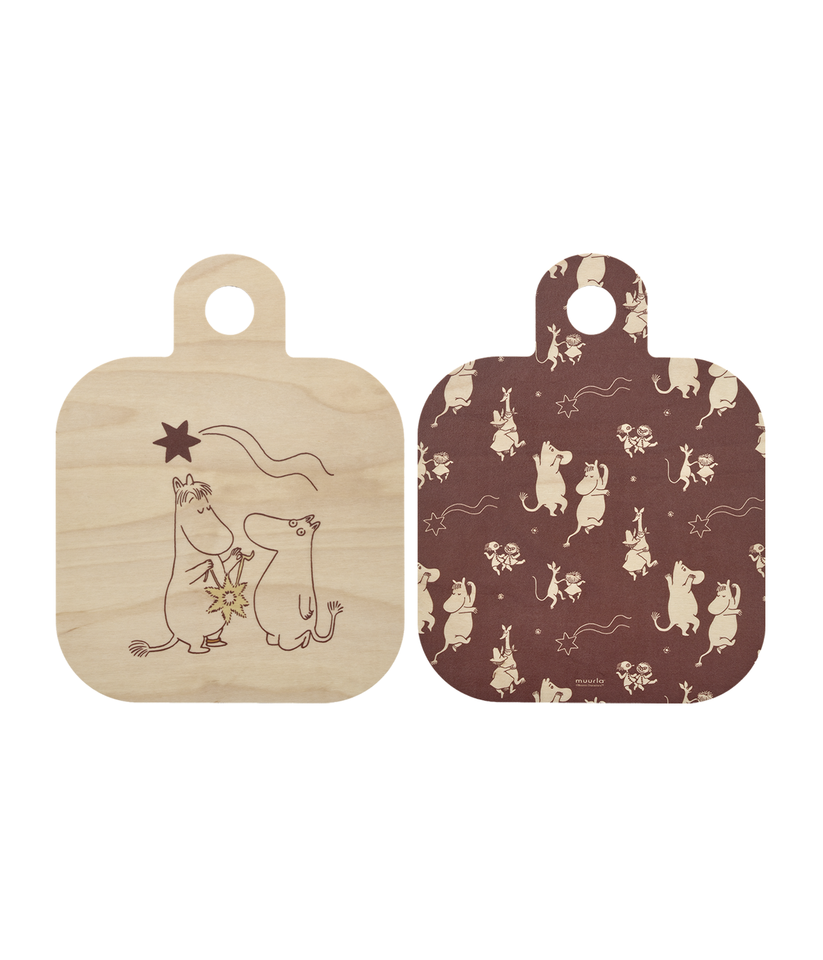 Muumi Chop & Serve -lauta Pyrstötähti 25 x 32 cm