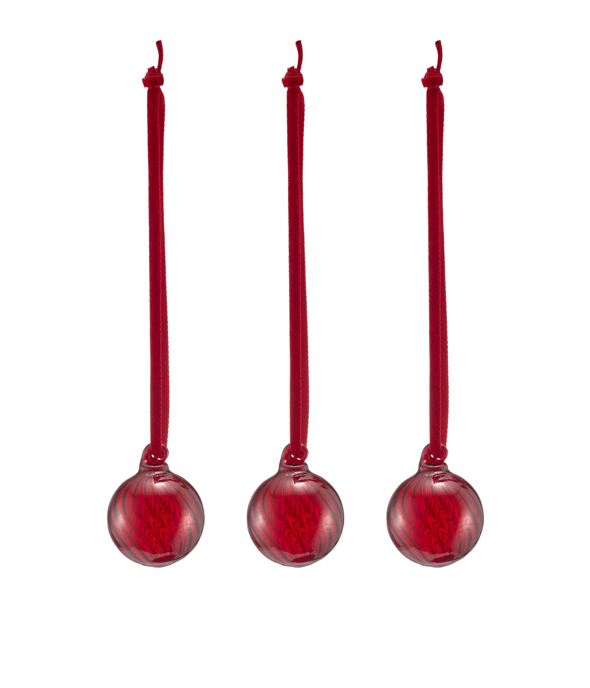 Muurla joulupallo punainen 3 cm 3 kpl/pkt
